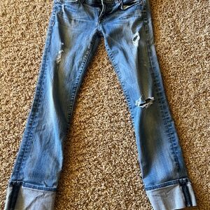 Hudson’s Ginny Crop Jeans Low Rise